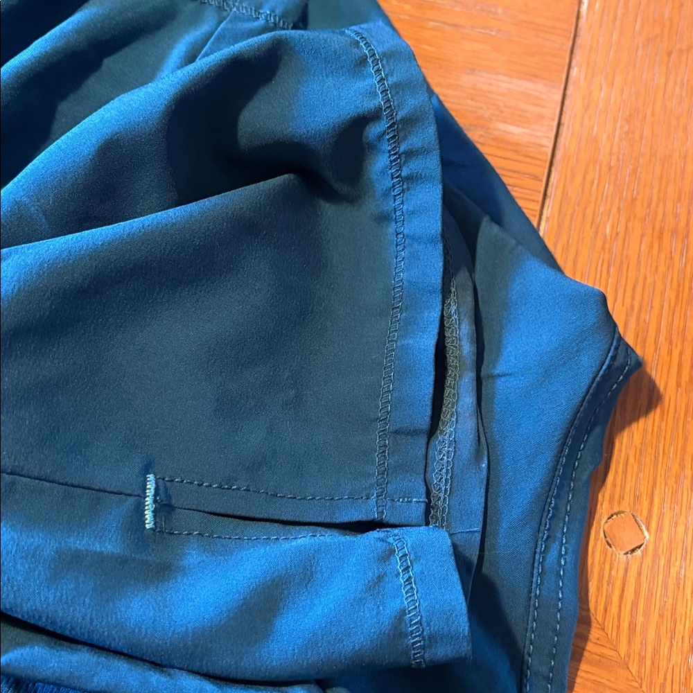 Scrubstar Teal Elastic Waist Pants with drawstring - Picture 3 of 3